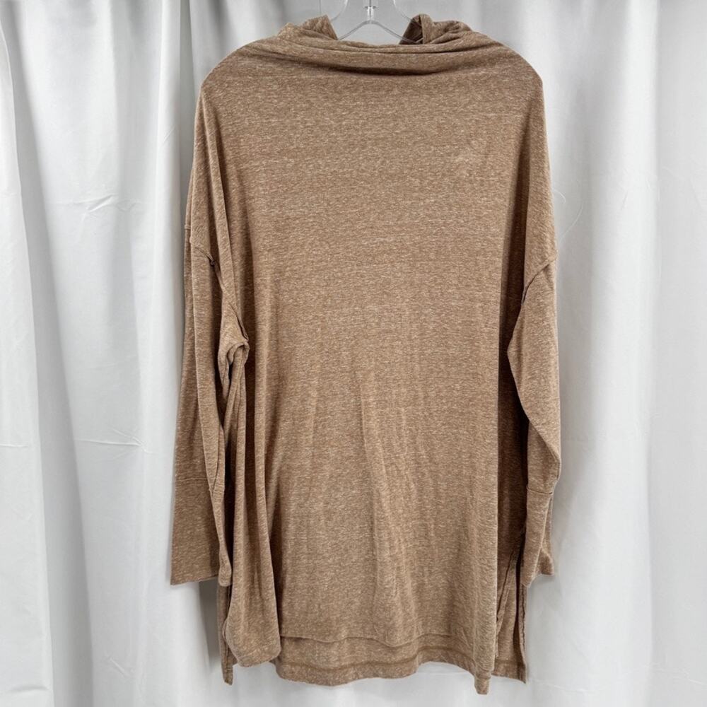 We The Free Bella Vista Thermal Tunic Sz M Bronze Tan Oversized